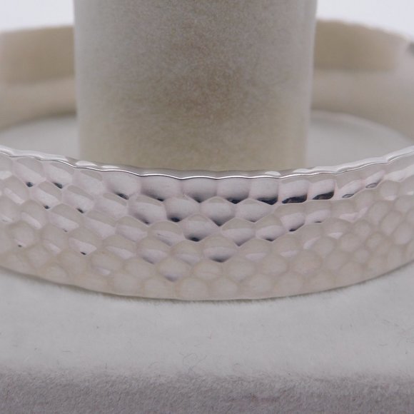 SILPADA HAMMERED STERLING SILVER CUFF BRACELET - Picture 2 of 13
